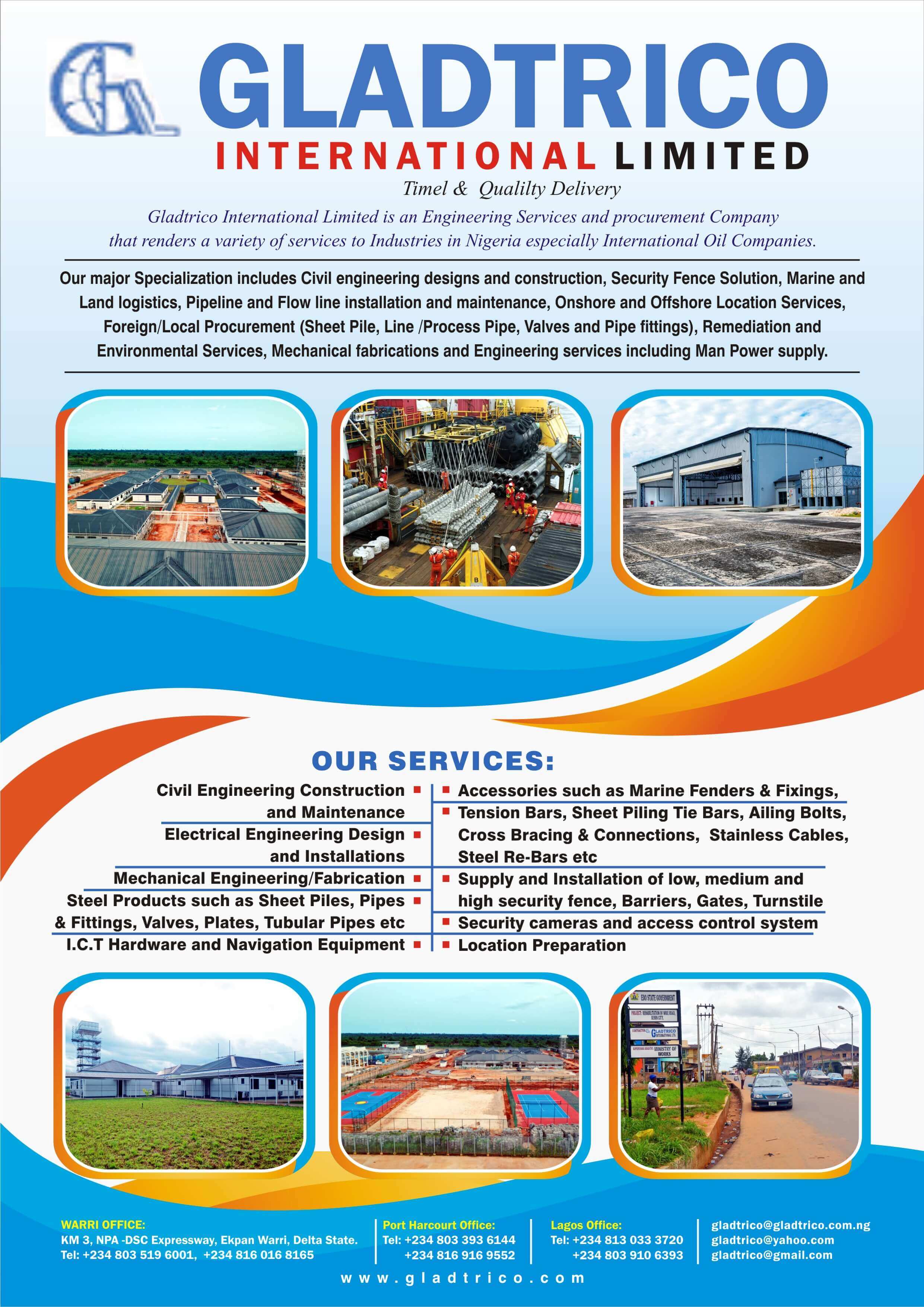 Gladtrico International