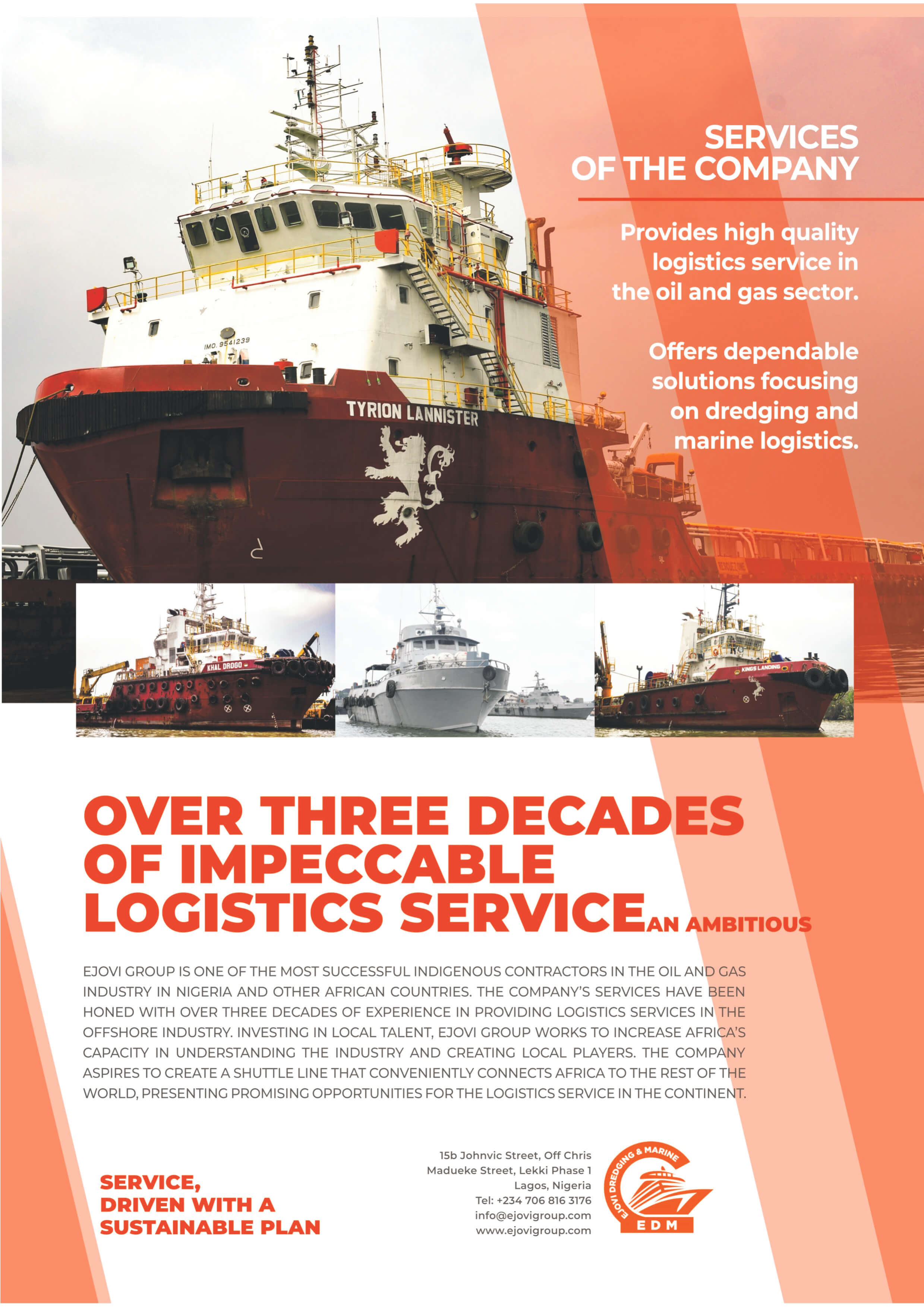 Ejovi Dredging And Marine Services Limited